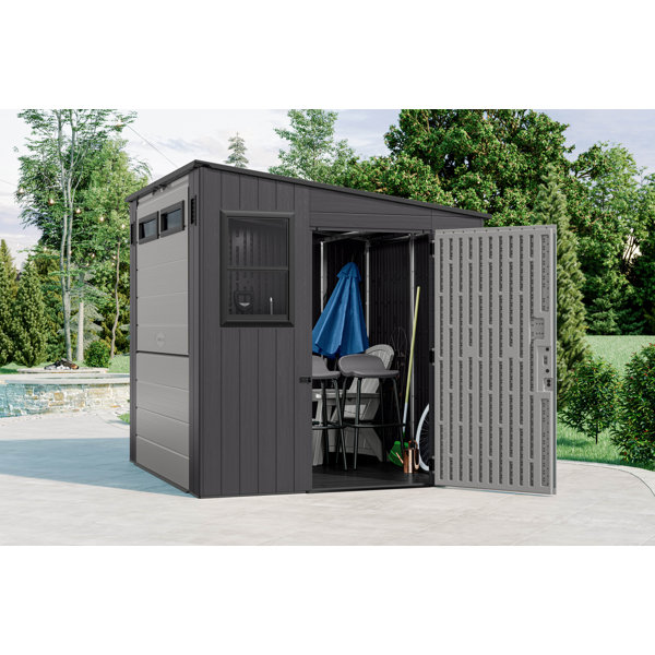 Suncast 8 ft. x 7 ft. Cabana Entertainment Shed & Reviews Wayfair